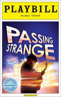 Passing Strange Limited Edition Official Opening Night Playbill 